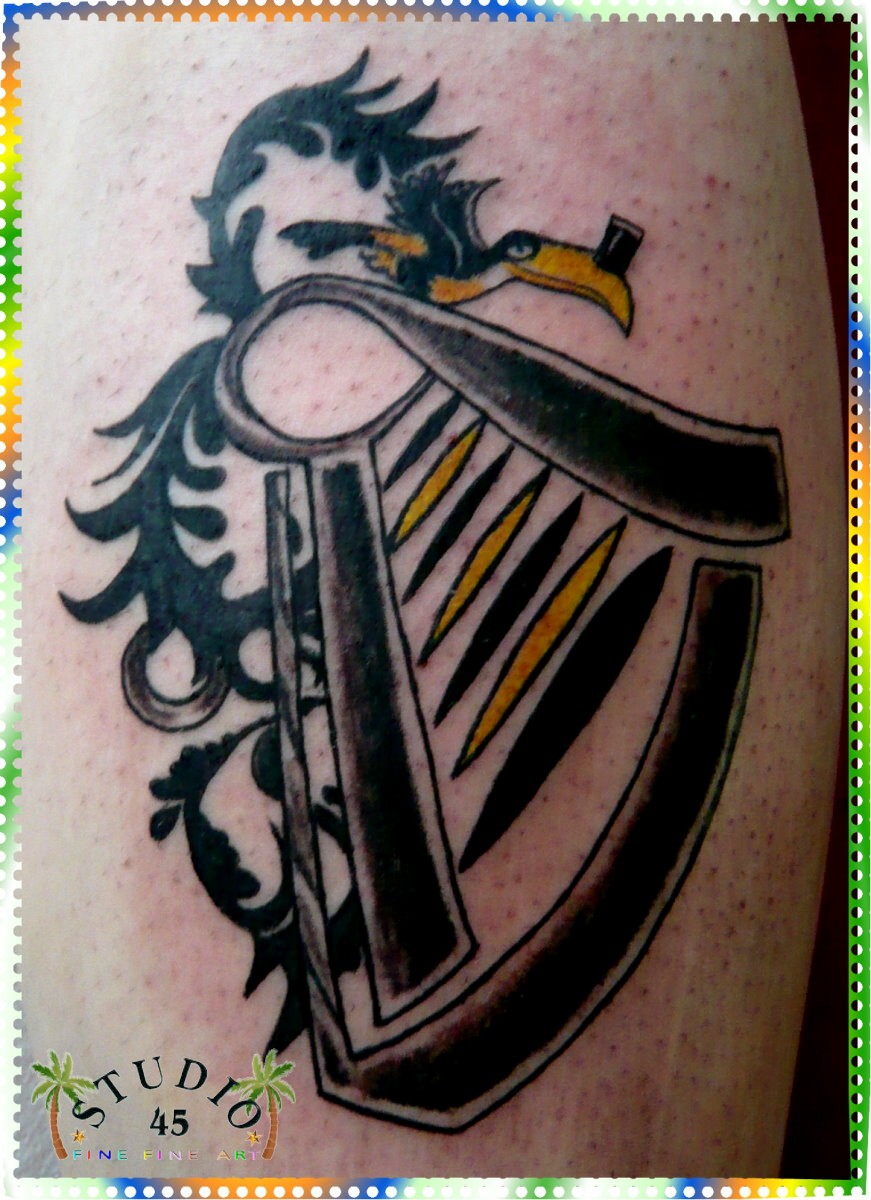 Guinness Logo Unterarm Tattoo Recklinghausen STUDIO 45